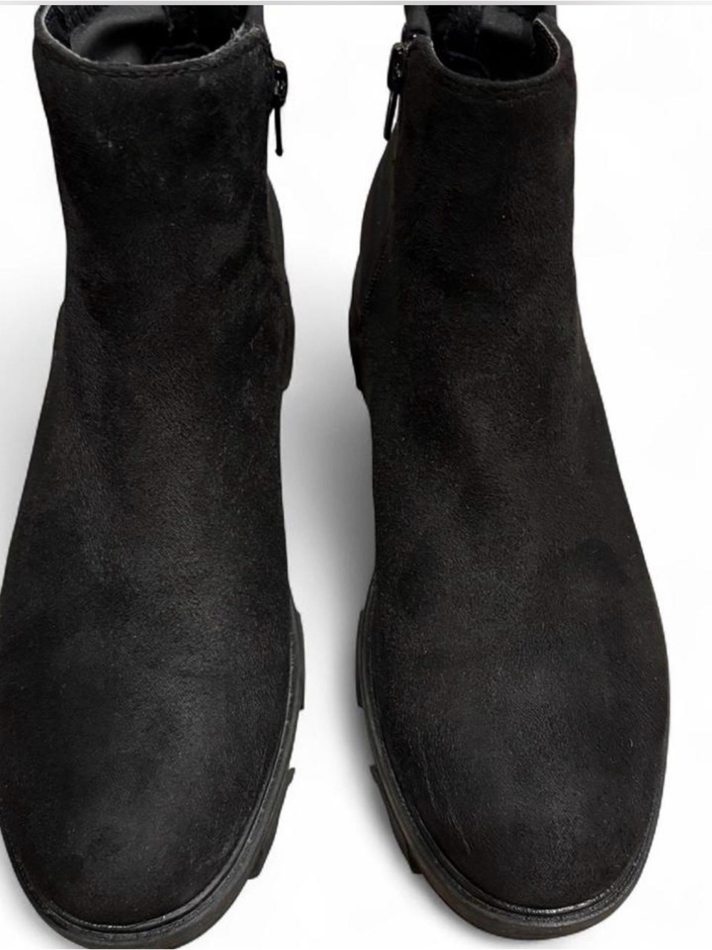 Unisa Black Suede Ankle Boots